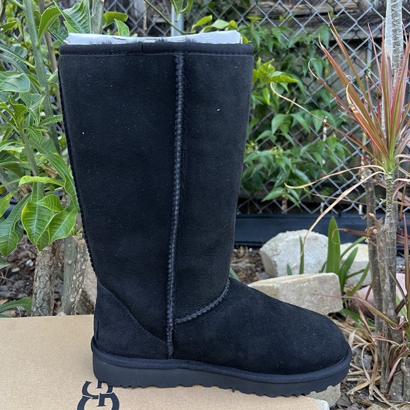 New Uggs Womens Classic Tall II Boots Black [1016224] Ugg